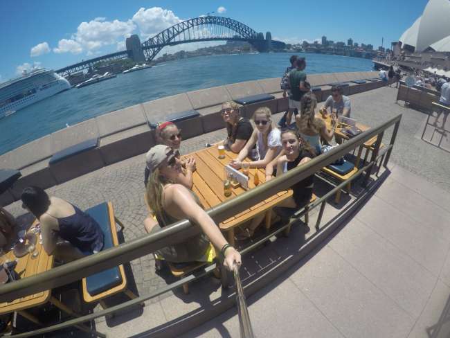 Tourist photo at the Harbour Bridge