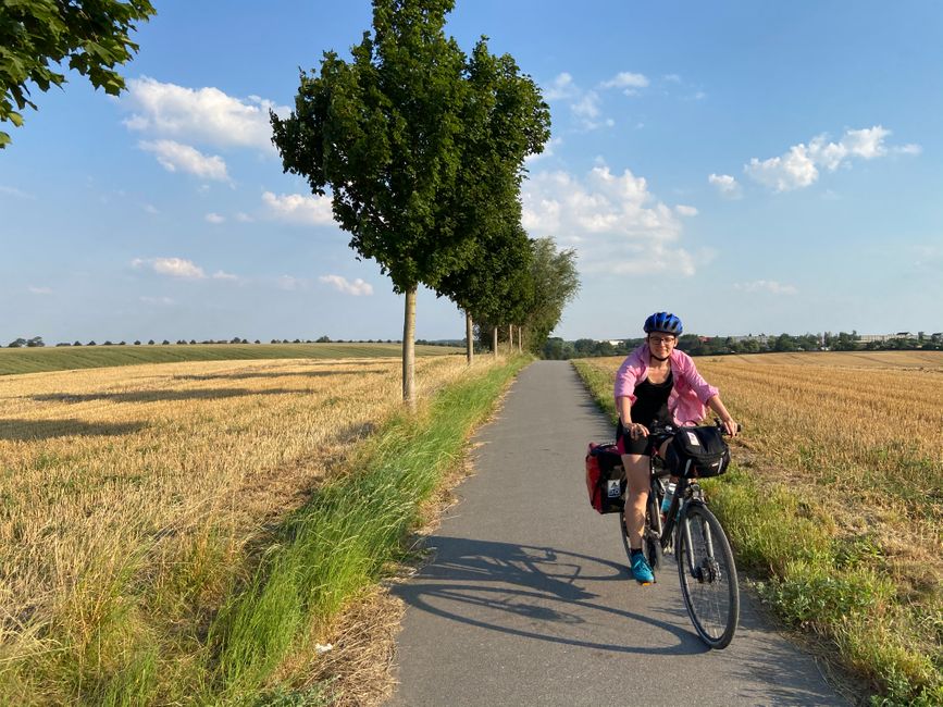 Chemin avec Janina
