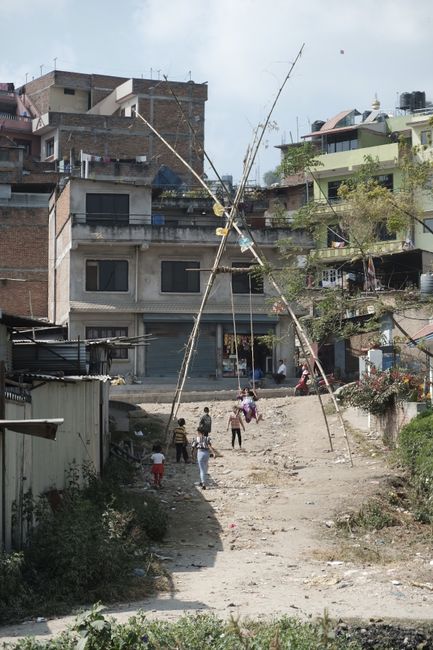 Straßenbild in Kathmandu 