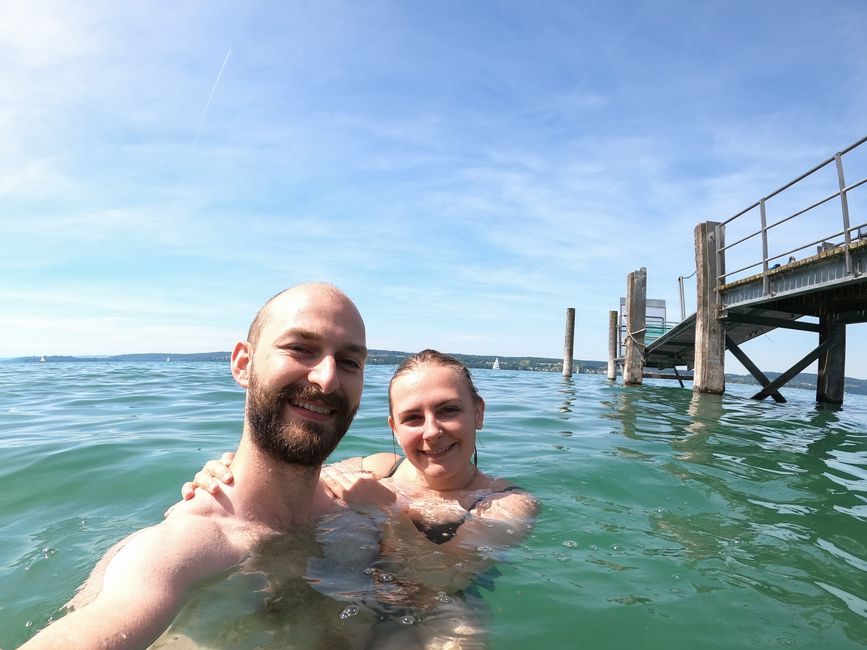 Schwimmen im Bodensee
