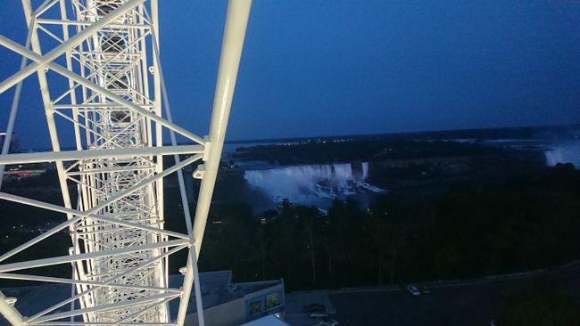 Niagarafälle vom Riesenrad aus