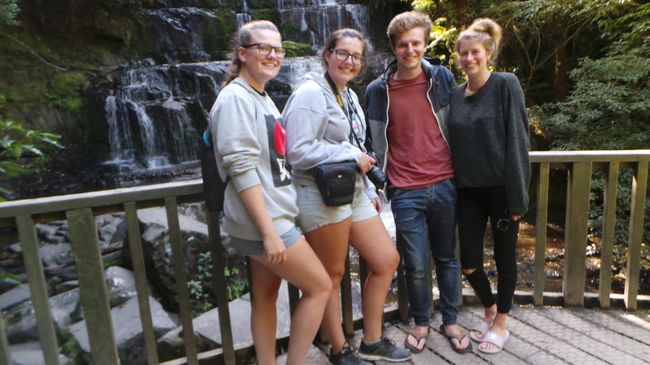 Purakaunui Falls - a surprising reunion 🙋🏼‍♂️☺️