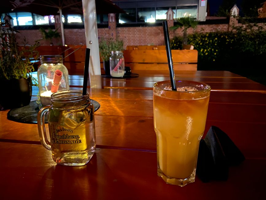 Letzter Abend mit Cocktails