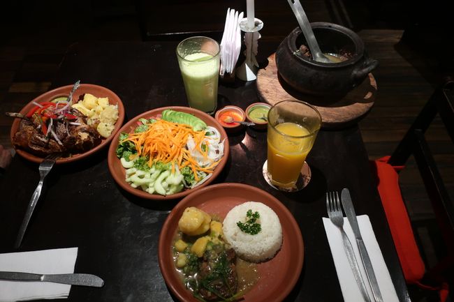 Essen rustikal peruanisch