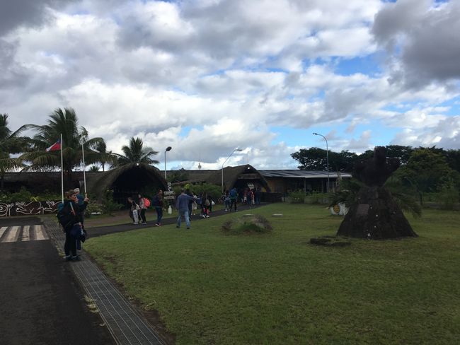 Arrival area Hanga Roa, Easter Island