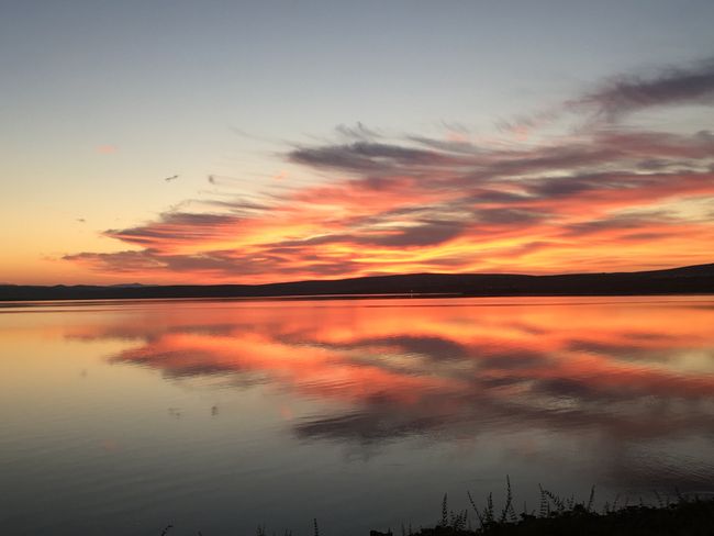 Sunrise at Lake Ugii