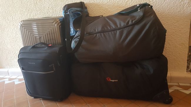 My luggage for three years in Madagascar