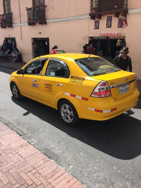 Taxi in Quito 