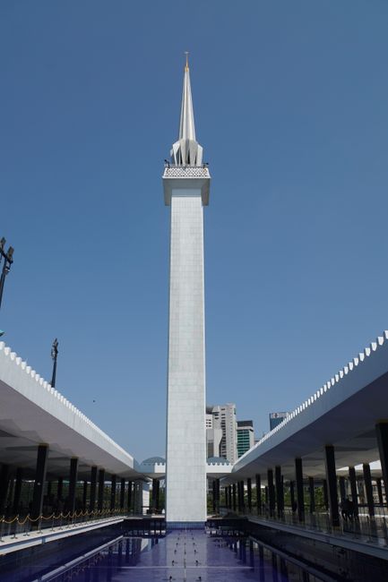 Minarett der Nationalmoschee