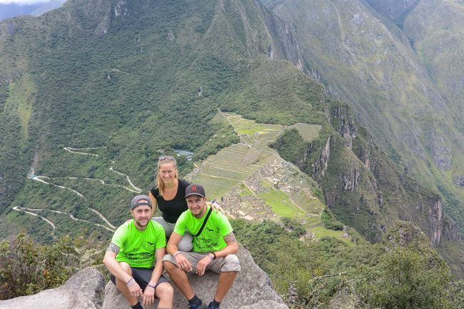 Peak photo on Wayna Picchu