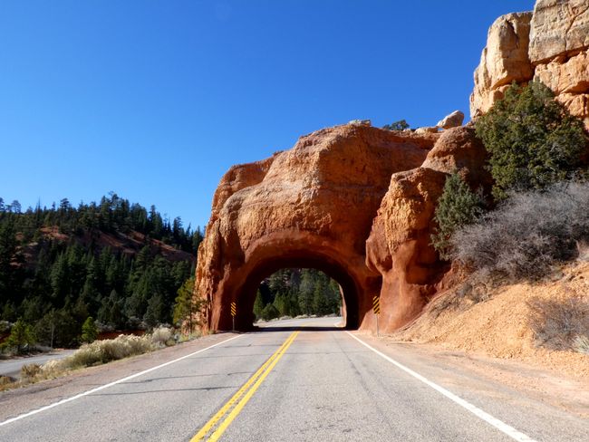 red rock tunnel