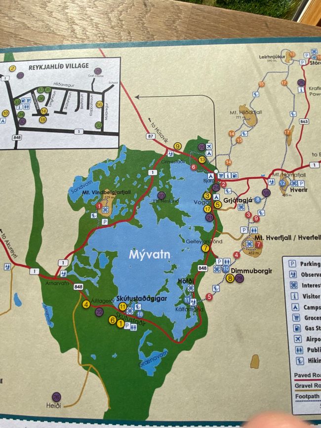 MYVATN LAKE and SURROUNDINGS