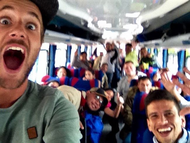 Im Bus mit den Venezolanern