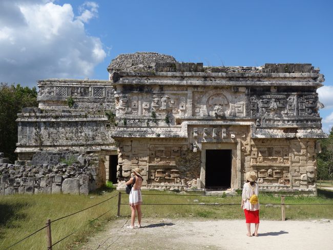 Maya-Architektur in Chichén Itzá.