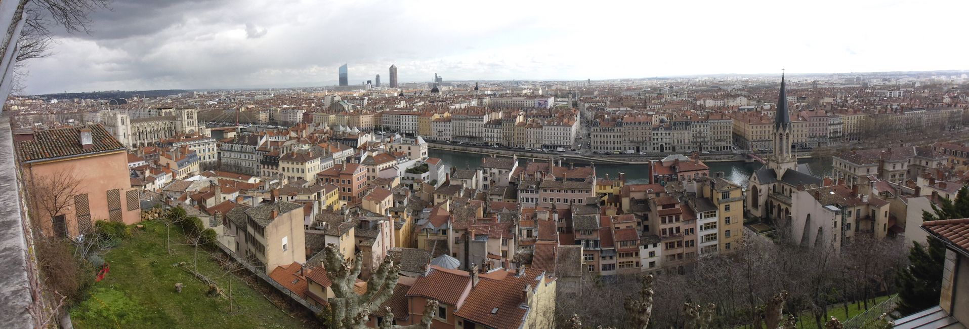 Blick über Lyon