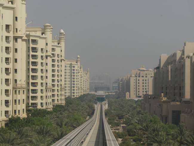 Monorail auf der Palm Jumeirah