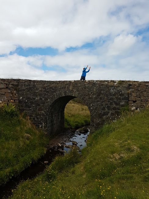 Martin trying to catch fairies at the Fairy Bridge