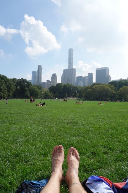 Chilling in Central Park
