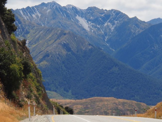 Day 33 - Heading to the West Coast through the Southern Alps