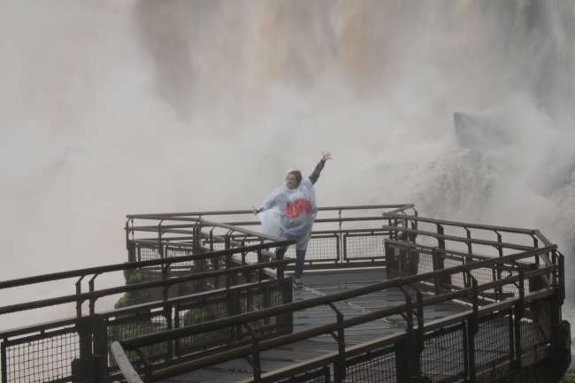 Puerto Iguazu - Wasserfall zum Anfassen 