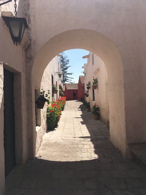 Street in the monastery