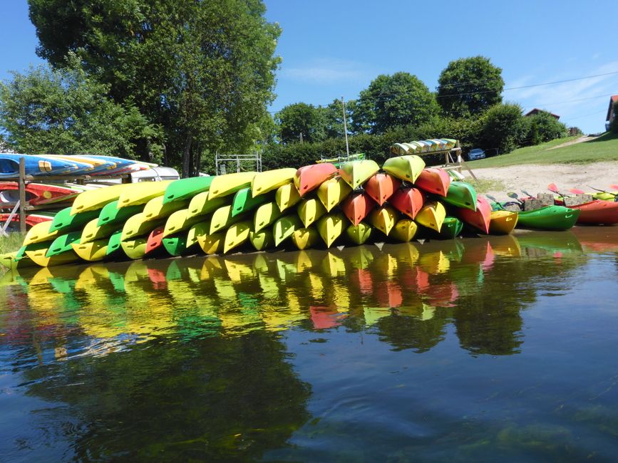 Canoe tour in Poland on the Masurian Lakes