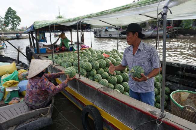 Mekong Delta and the Floating Markets