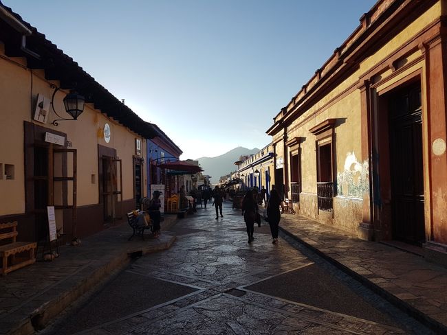 Arrival in the colonial city of San Cristobal de las Casas
