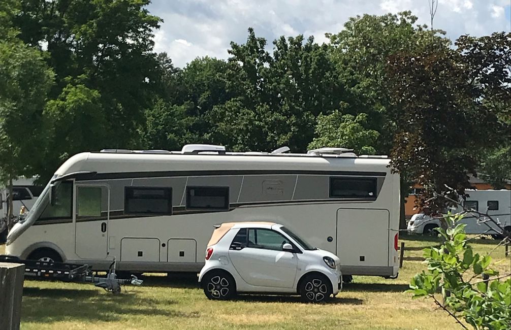 Campsite near Magdeburg