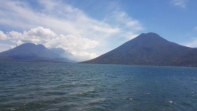 3 volcanoes around Lake Atitlán