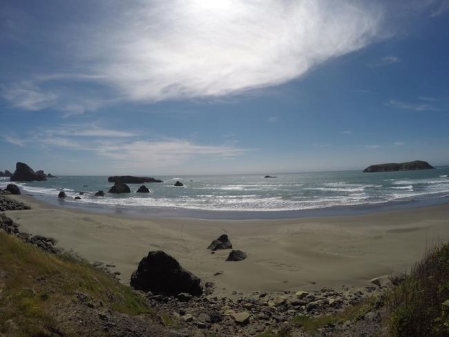 Coos Bay - Crescent City: Crossing the border into California