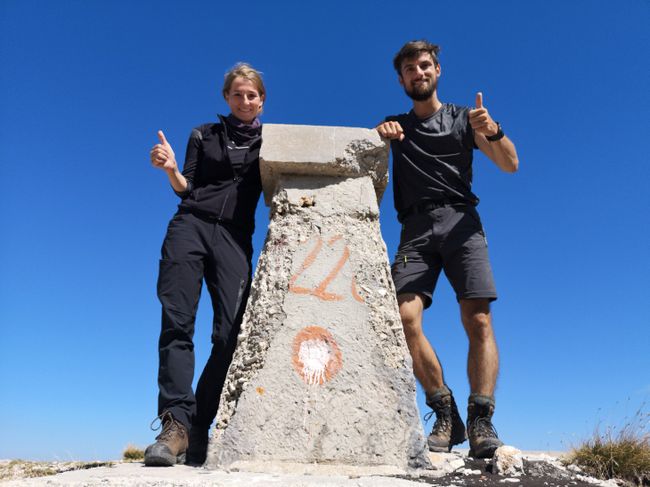 Bosnien: Nach dem 14 km Aufstieg auf Plocno (2228m)