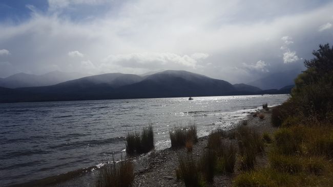 Lake Te Anau in Te Anau