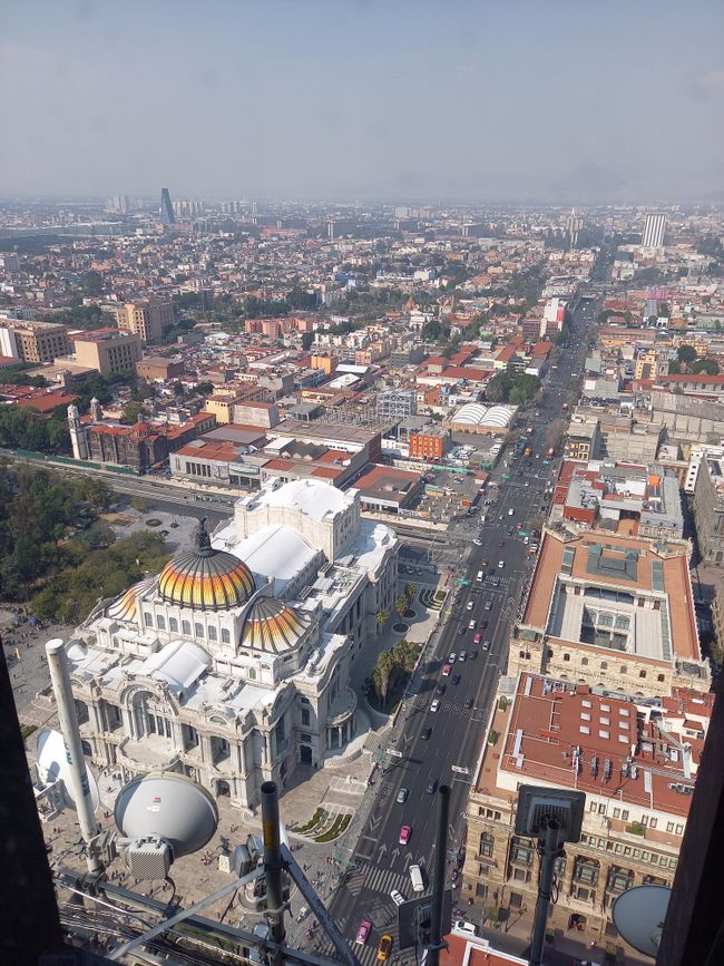 Visit to the bar in the Torre Latinoamericana
