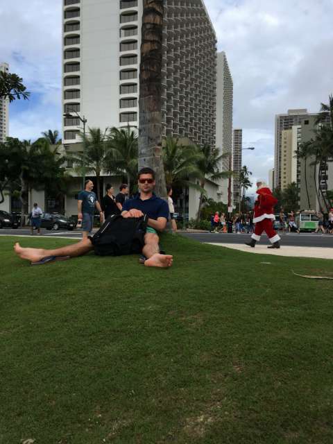 Santa at Waikiki