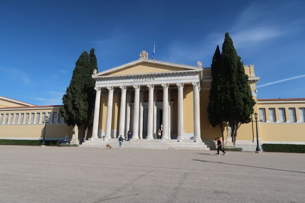 Zappeion-Palast in Athen, wird für viele Veranstaltungen genutzt, u. A. Für diverse Disziplinen der olympischen Spiele 1896 und 2004
