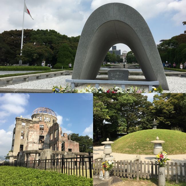 Hiroshima: die Stadt und ihre Vergangenheit haben uns sehr berührt.