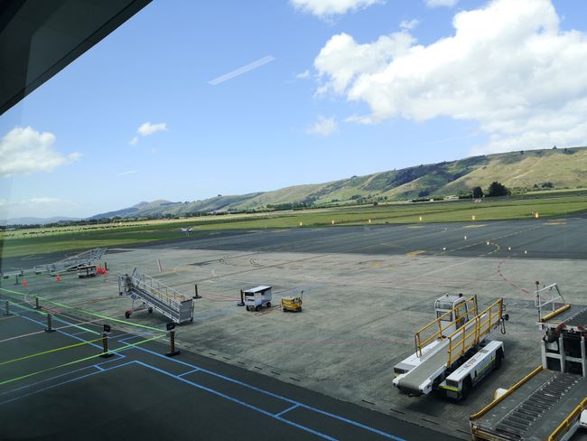Flying from Dunedin. Goodbye NZ! 😢