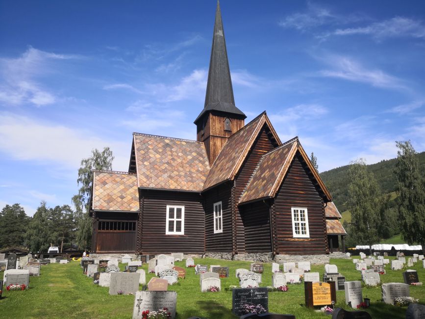 The first stave church