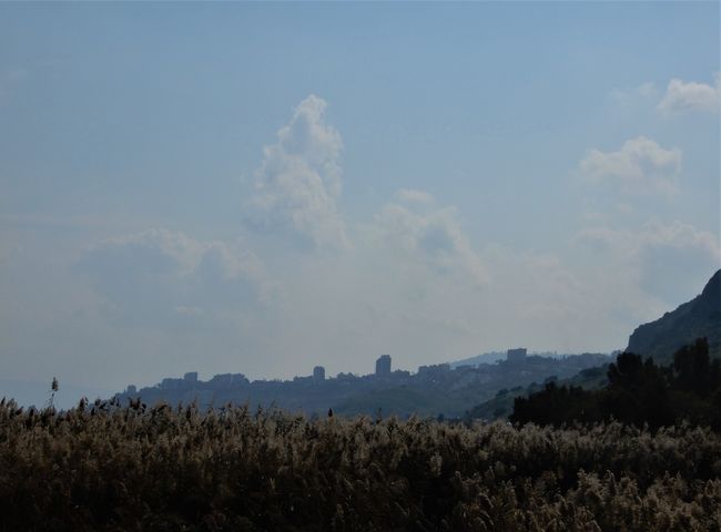 Im Hintergrund: Tiberias