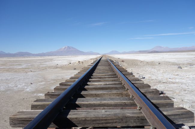 Railway tracks to nowhere