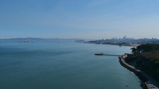 Blich von der Golden Gate Bridge