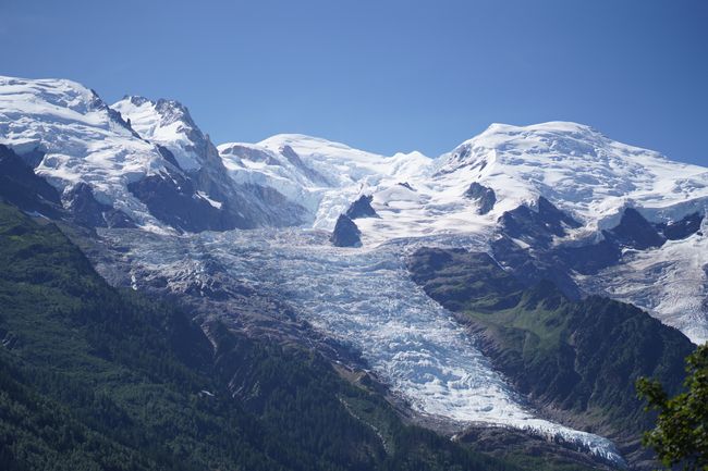 Tolle Sicht auf den Mont Blanc