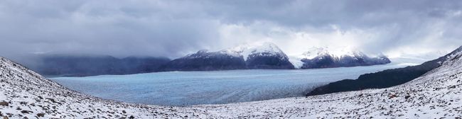 Was ein Anblick nach der Passüberquerung: Der Grey-Gletscher