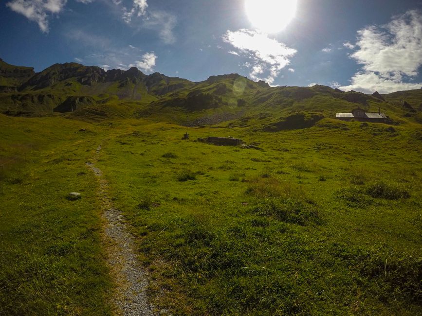 Two days of hiking in Engelberg with mom - in sunshine and thunderstorm