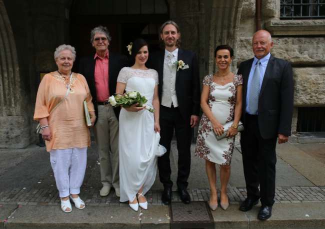 Bride and Groom with Parents