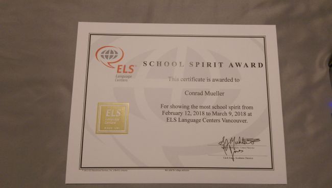 School Spirit Award