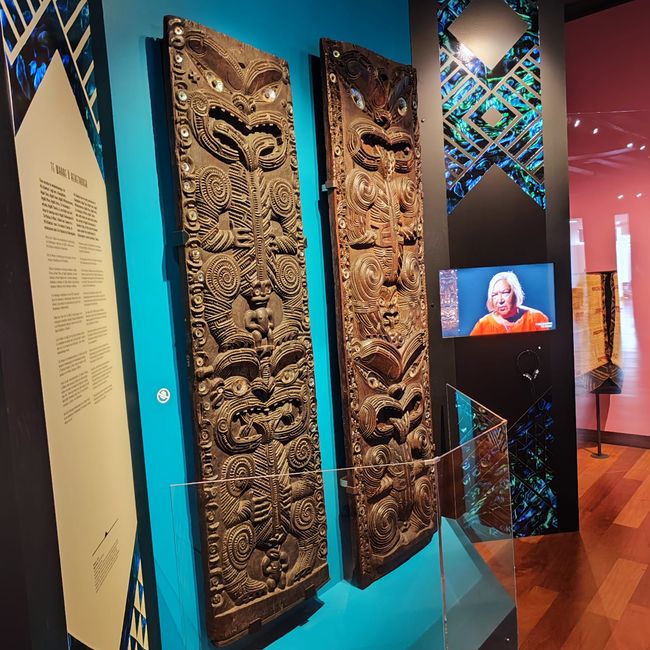 Māori exhibition in the museum