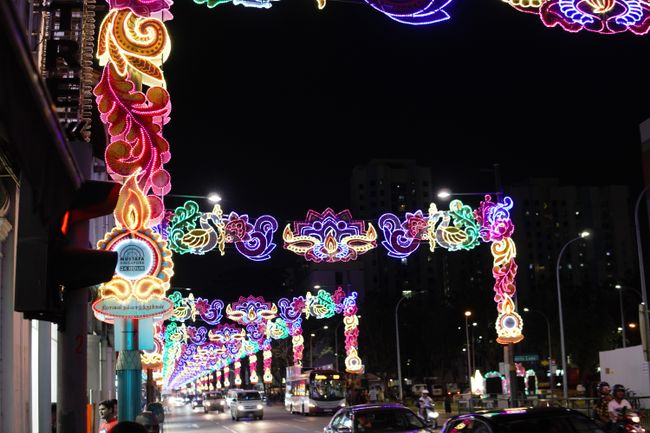 Little India at night