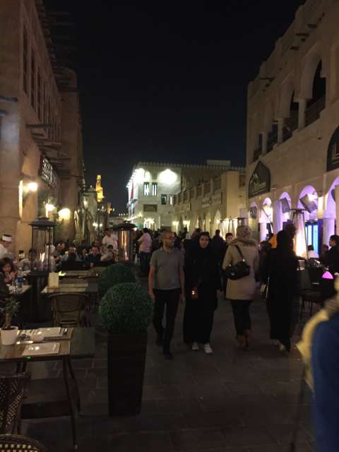 Souq in the evening